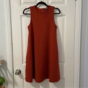 Uniqlo orange dress